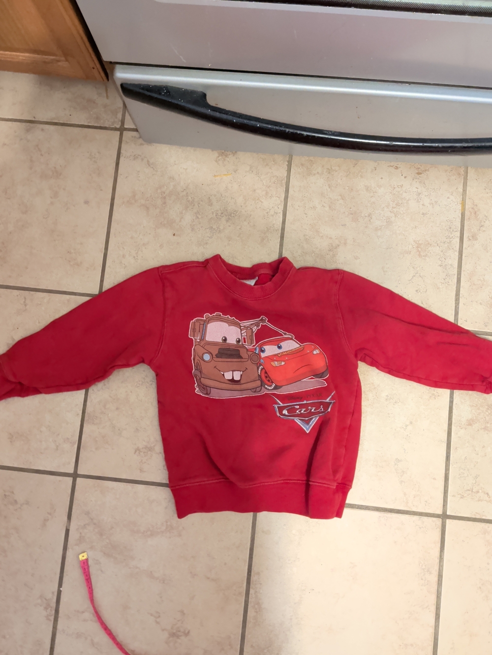 Disney Red Kids Pullover with Character Tag